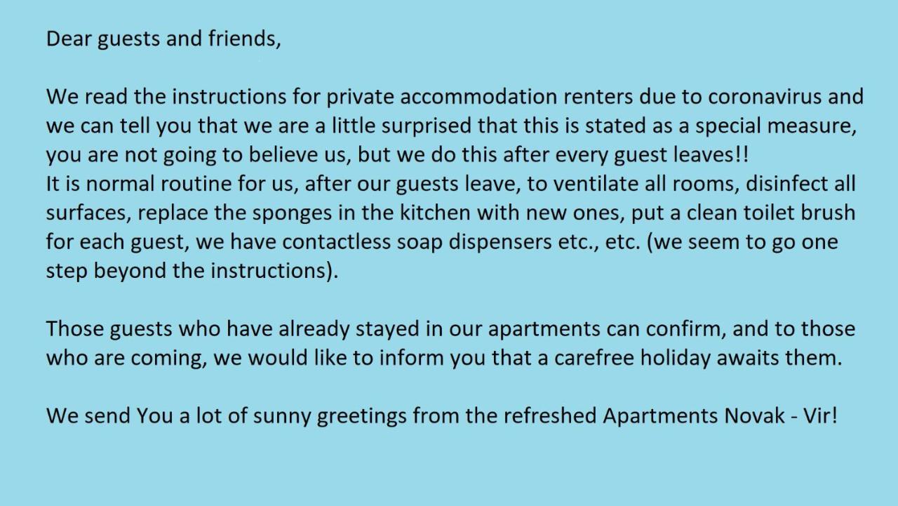 Apartmani Novak - Вир Екстериор снимка